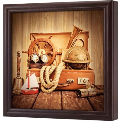  Ключница Морской натюрморт, Обсидиан, 30x30 см фото в интернет-магазине