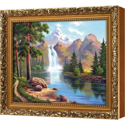  Ключница Пейзаж с водопадом 2, Цитрин, 20x25 см фото в интернет-магазине