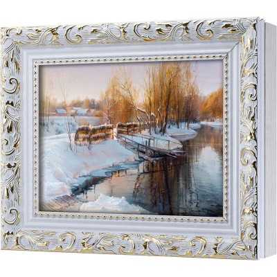  Ключница Зимнее озеро, Алмаз, 13x18 см фото в интернет-магазине