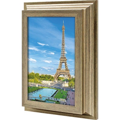  Ключница Вид на Эйфелеву башню. Париж., Антик, 11x20 см фото в интернет-магазине