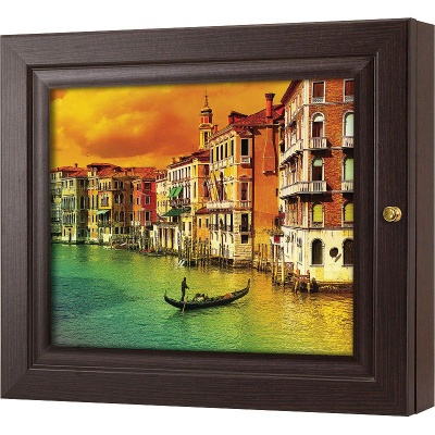 Ключница Восхитительная Венеция на заре, Турмалин, 20x25 см фото в интернет-магазине