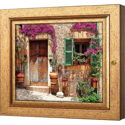  Ключница Старая испанская улочка, Авантюрин, 20x25 см фото в интернет-магазине