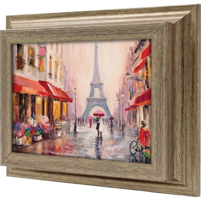  Ключница Влюблённые под зонтом в Париже, Антик, 13x18 см фото в интернет-магазине