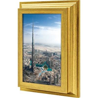  Ключница Башня Бурдж Халиф, Золото, 11x20 см фото в интернет-магазине