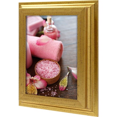  Ключница Цветочный спа, Золото, 13x18 см фото в интернет-магазине