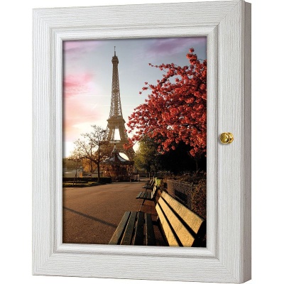  Ключница Весна наполняет Париж, Жемчуг, 20x25 см фото в интернет-магазине