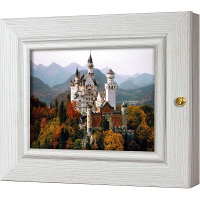  Ключница Замок Neuschwanstein, Жемчуг, 13x18 см фото в интернет-магазине