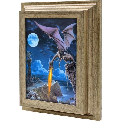  Ключница Огнедышащий дракон, Антик, 13x18 см фото в интернет-магазине