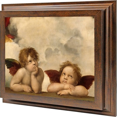  Ключница "Микеланджело. Ангелы", Бронза, 25х20 см фото в интернет-магазине