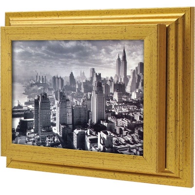  Ключница Нью-Йорк. Небоскребы 1931, Золото, 13x18 см фото в интернет-магазине