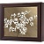  Ключница Цветы сакуры, Обсидиан, 20x25 см фото в интернет-магазине