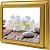 Ключница Белые франджипани, Золото, 20x25 см фото в интернет-магазине