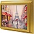  Ключница Влюблённые под зонтом в Париже, Золото, 20x25 см фото в интернет-магазине