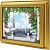  Ключница Старый город в цветах, Золото, 20x25 см фото в интернет-магазине
