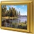 Ключница Лесное озеро, Золото, 20x25 см фото в интернет-магазине