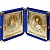  Икона Большая венчальная пара в синей бархатной шкатулке с резными уголками, SH19 фото в интернет-магазине