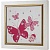  Ключница Вышитые бабочки, Жемчуг/Золото, 30x30 см фото в интернет-магазине