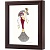  Ключница Сеньорита I, Обсидиан, 20x25 см фото в интернет-магазине