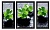  Триптих в багете Молодая зелень II, 7667-50x70-1045b фото в интернет-магазине